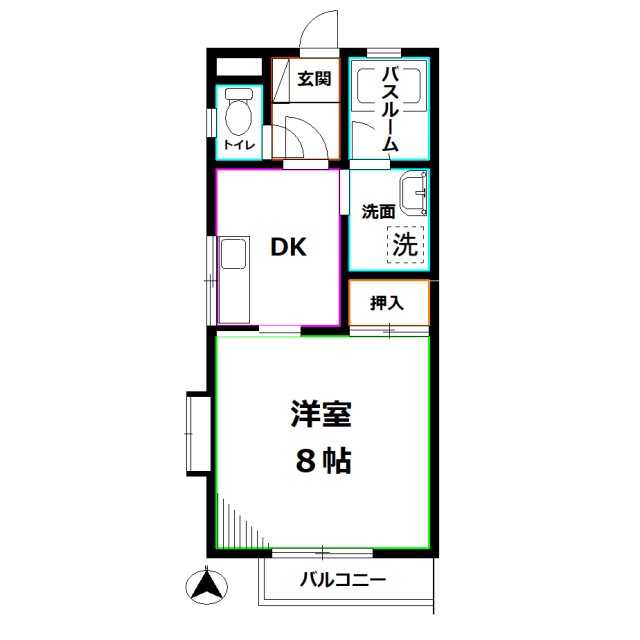 メゾン　ド・風雅 間取り