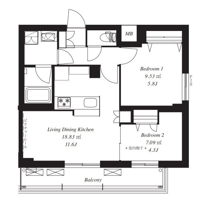 フレンシア下井草 間取り