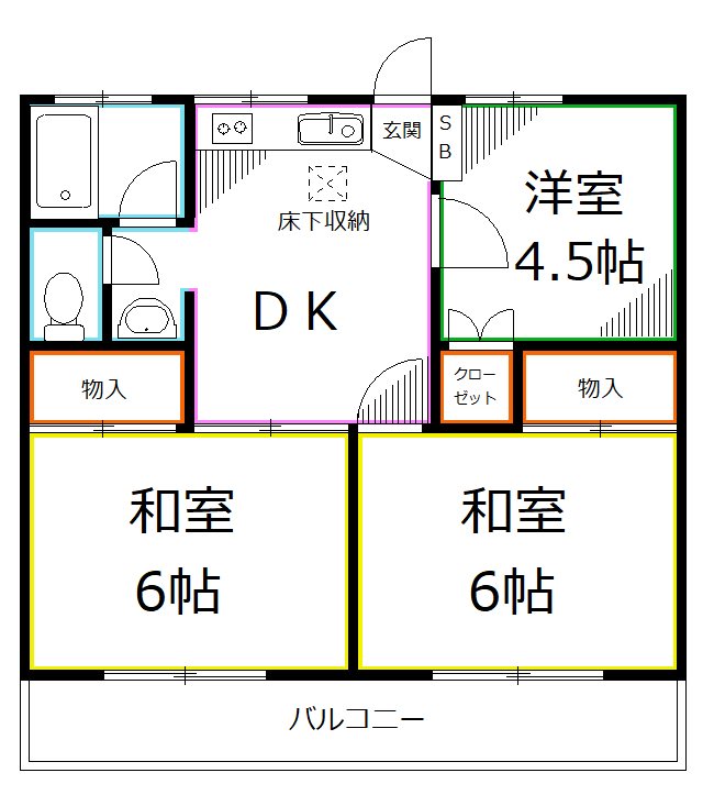 パークハイツ 間取り