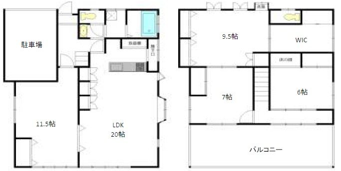 貸家 国分寺市西元町３丁目 間取り
