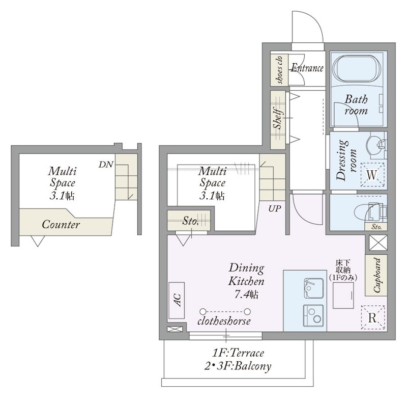 My Style vintage 若宮 間取り