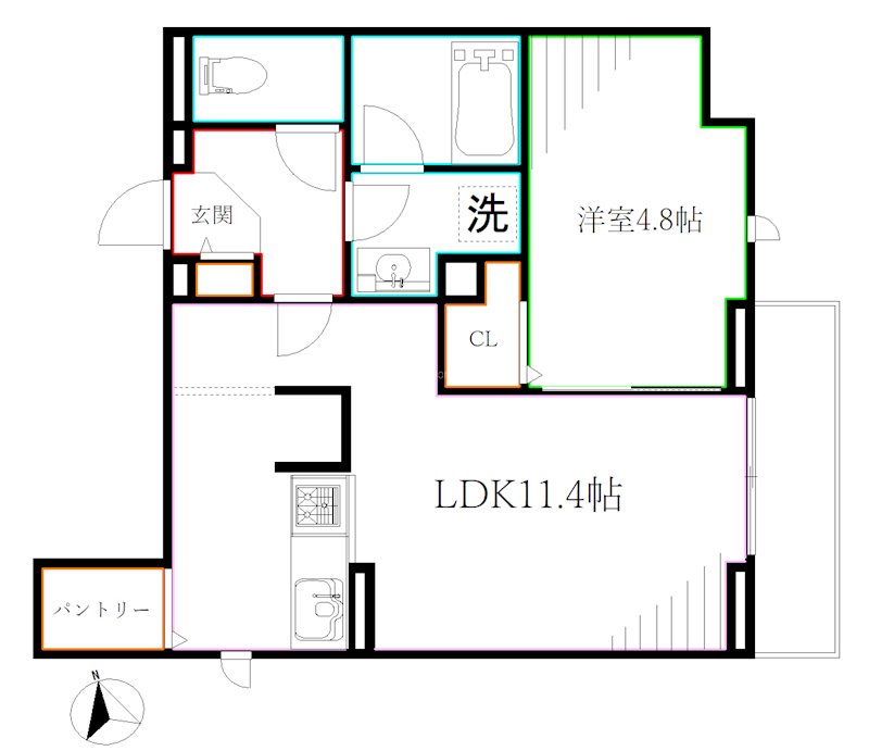D-ROOM SunPlatina 間取り