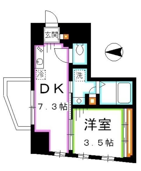 No.7ゼルコバマンション 間取り