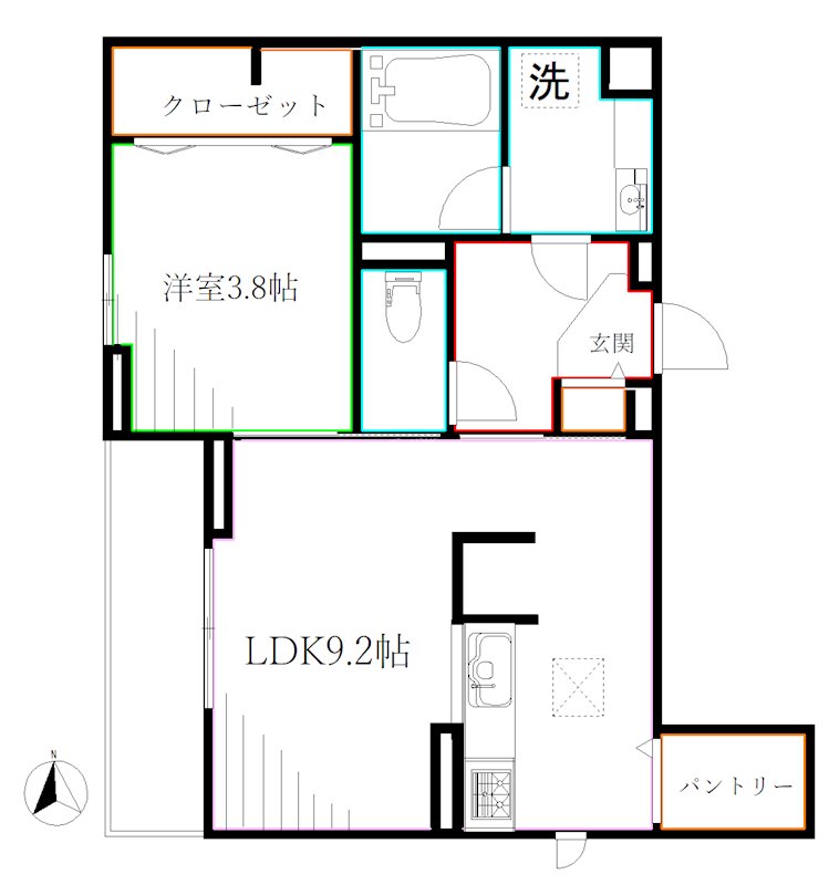 D-ROOM SunPlatina 間取り