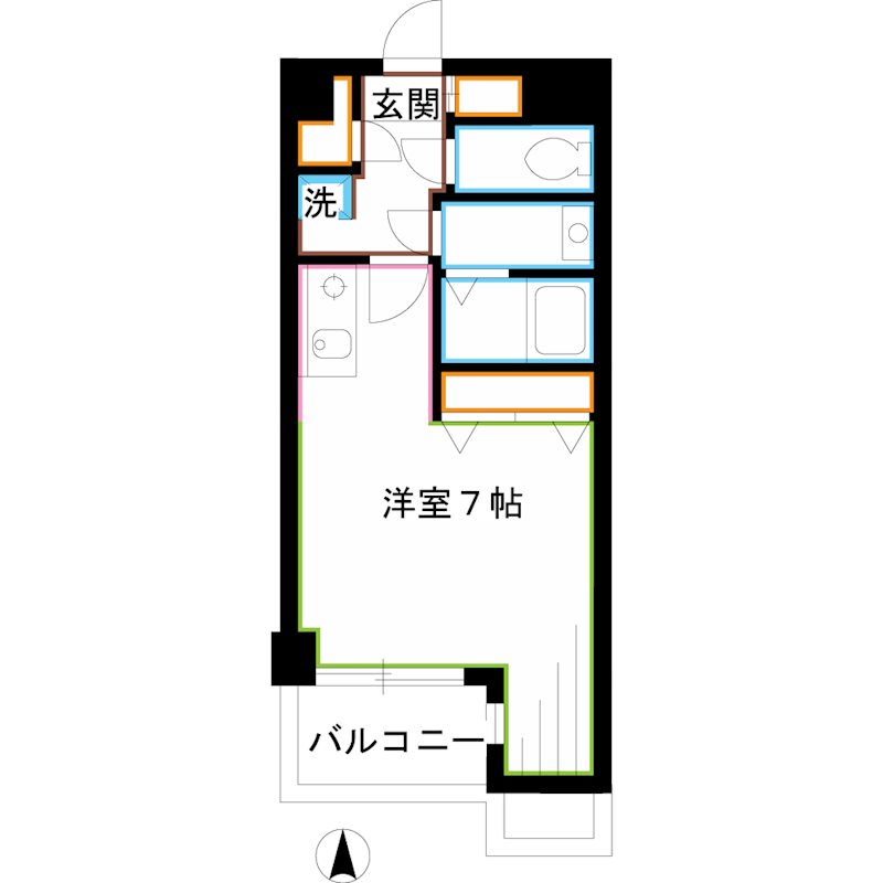 フェリス三鷹禅林寺通り 間取り