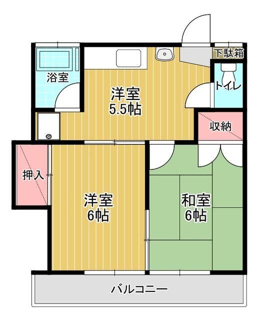 サンライズC 間取り
