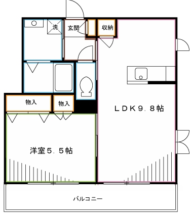 メゾン・グラチオーソ 間取り