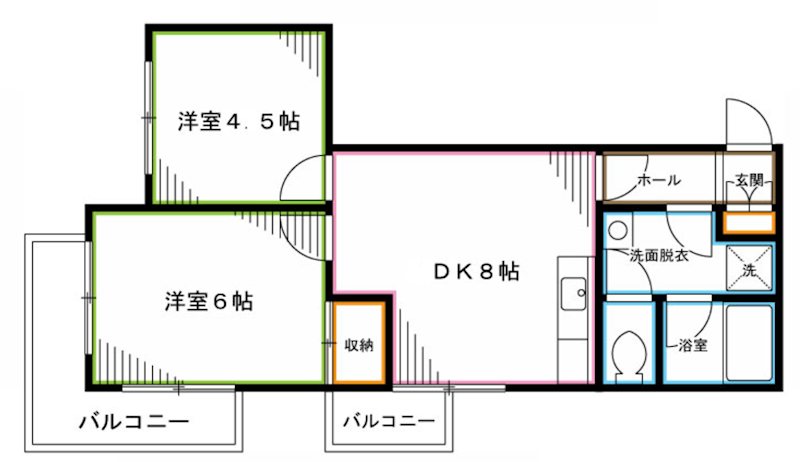 エーエスホームズⅣ 間取り
