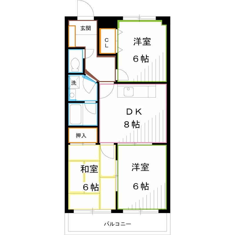 メゾンドクレール 間取り