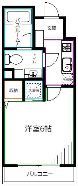 ドゥーエ阿佐ヶ谷 間取り