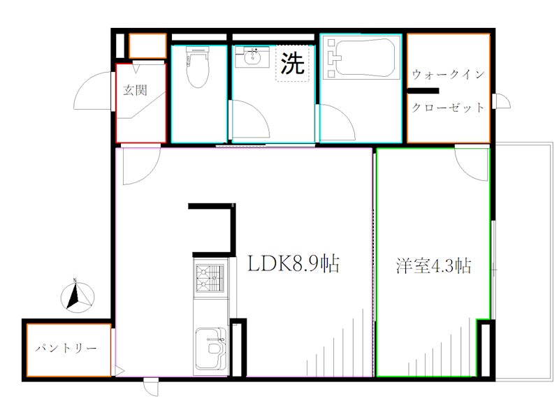 D-ROOM SunPlatina 間取り