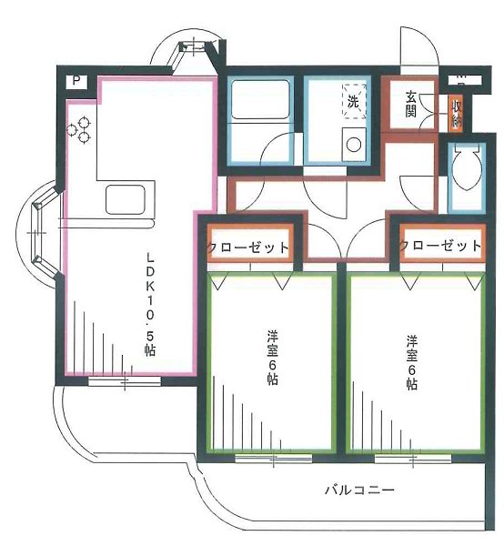 ドルフィン三鷹 間取り