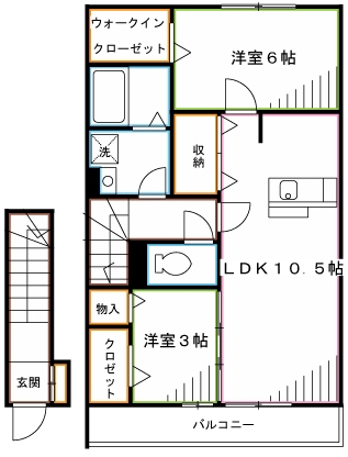 マロン・ヴローニュ 間取り