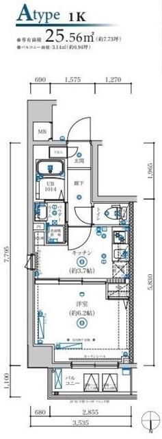 ＭＡＸＩＶ西国立 間取り