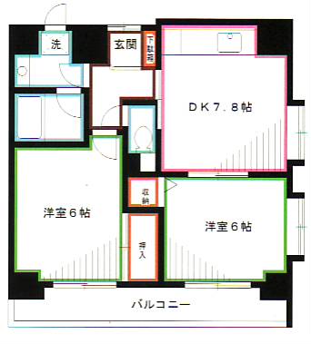 シャトー・ボナール 間取り