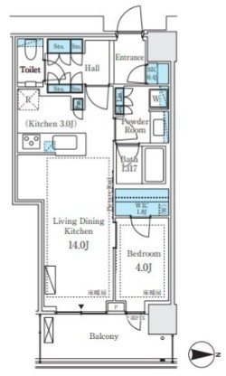 パークシティ中野　ザ　タワー　エアーズ 間取り