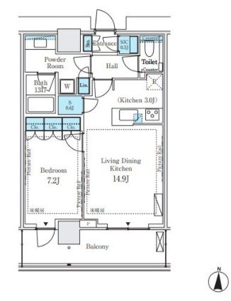 パークシティ中野 ザ タワー エアーズ 間取り