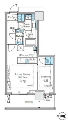パークシティ中野 ザ タワー エアーズ 間取り