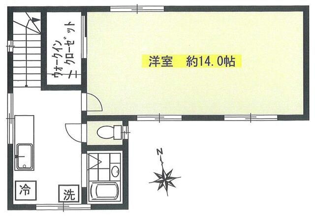 草の葉ハイツ 間取り図