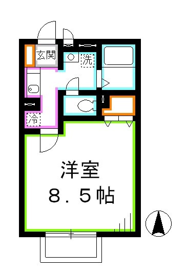 レセンテN・T 間取り