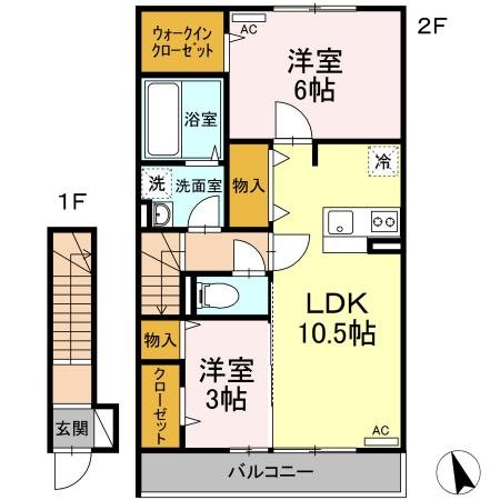 マロン・ヴローニュ  間取り