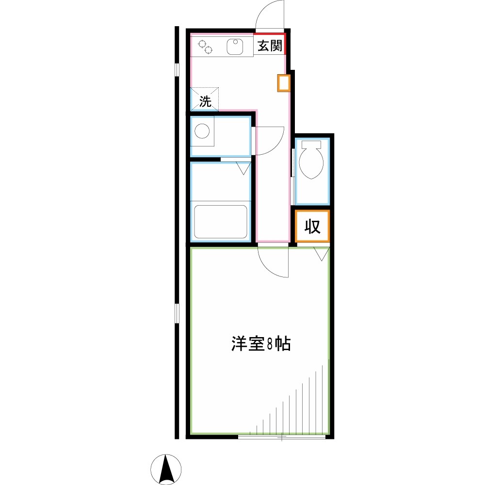 AZEST-RENT東小金井 間取り