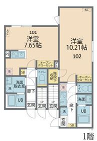 カインドネス小川西町 間取り図