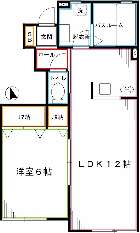 フレシア北町 間取り図