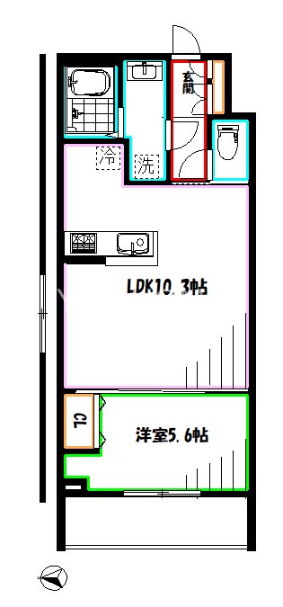 アヴァンカーサ三鷹 間取り