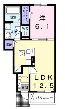 プラシード神代Ⅱ 間取り
