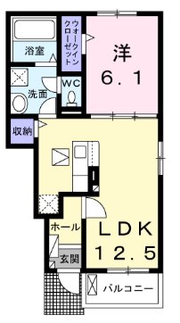 プラシード神代Ⅱ 間取り