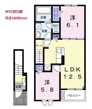 プラシード神代Ⅱ 間取り