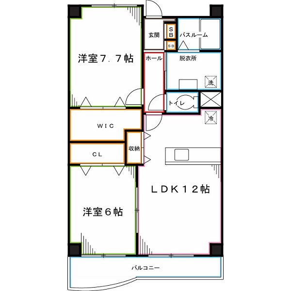 アヴァンティ  間取り