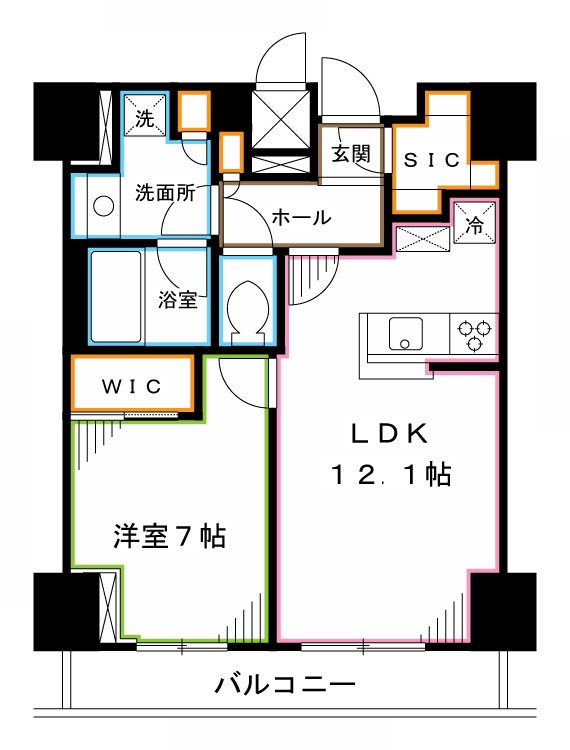 セリオ落合東中野   間取り