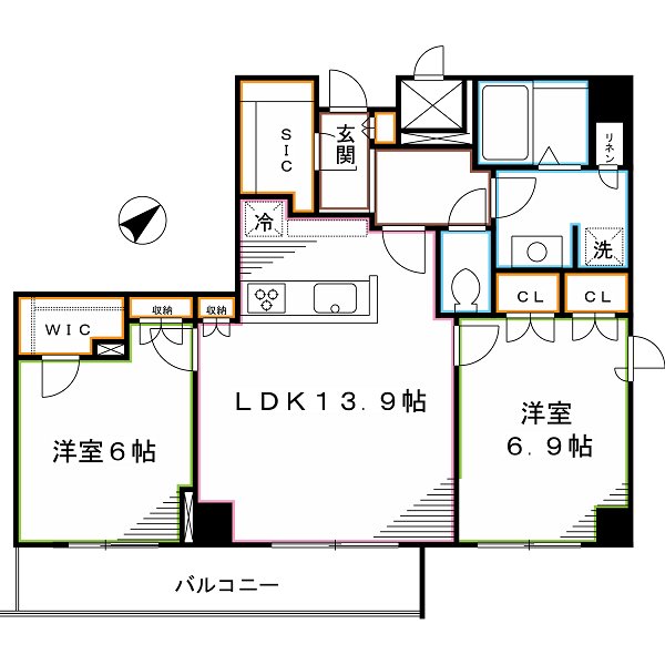 セリオ落合東中野   間取り