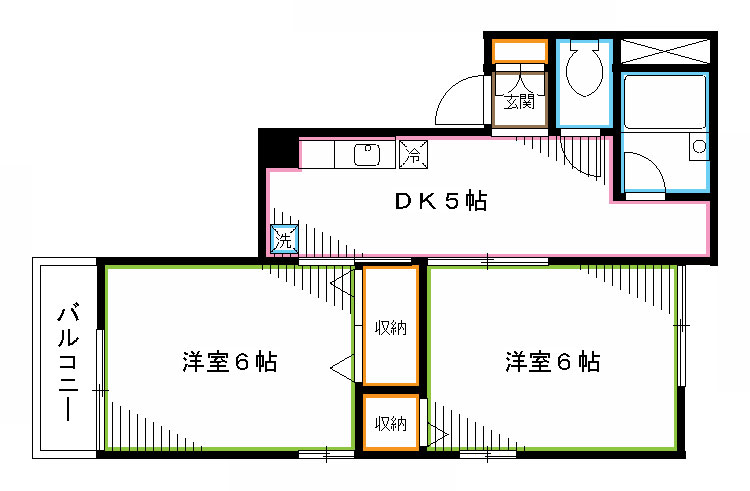 サンアマノ中野  間取り