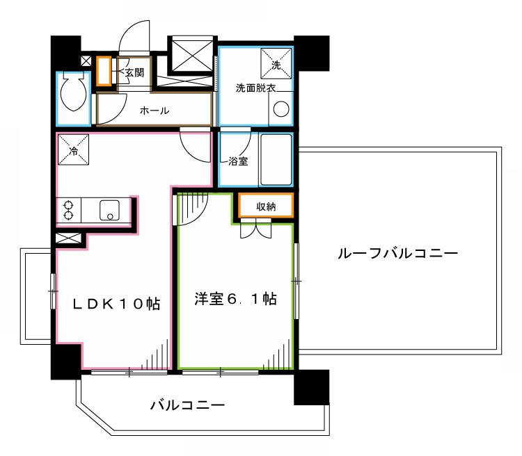 プライマル方南町 間取り