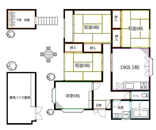 西荻窪の家　KDT 間取り