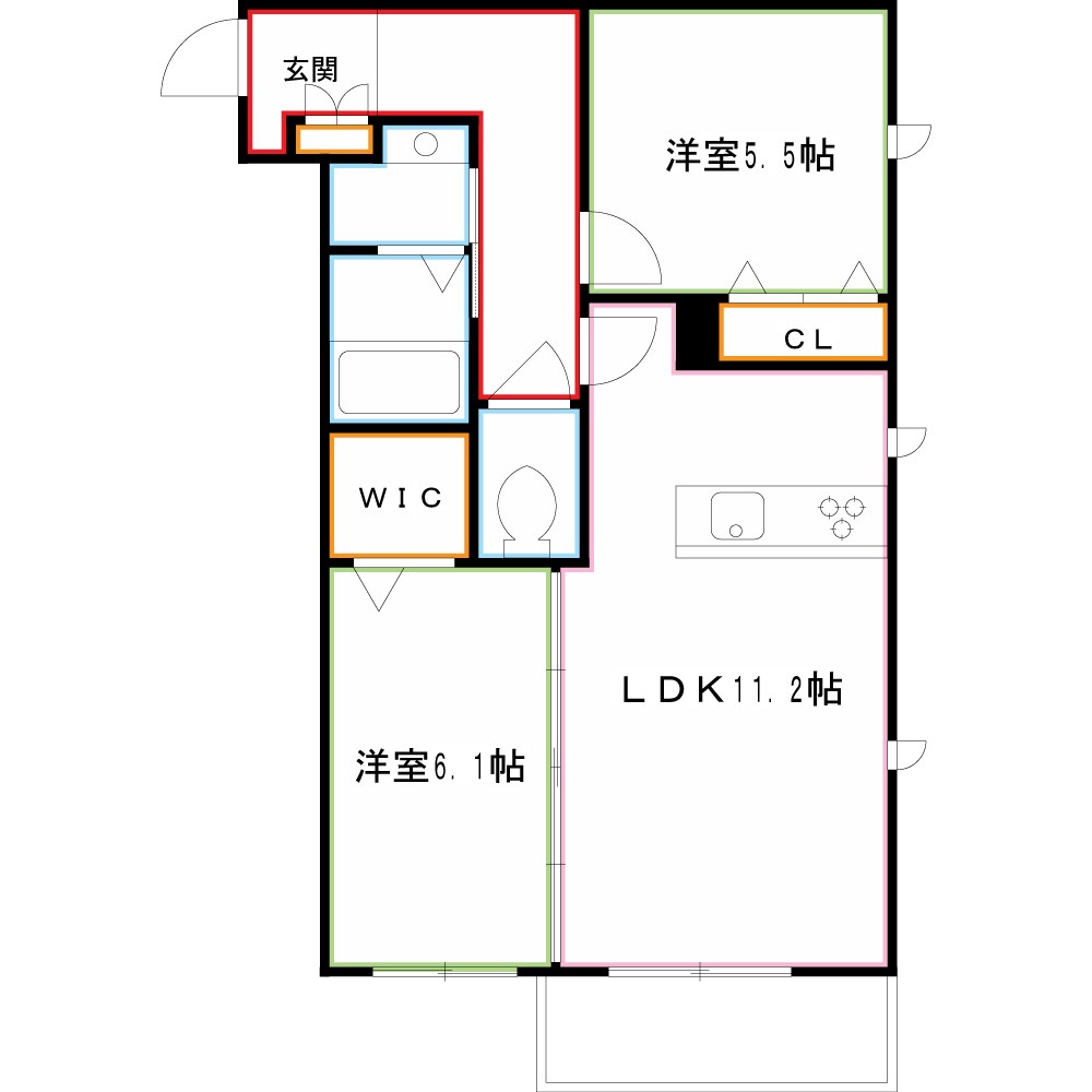 ベレオ小金井 間取り