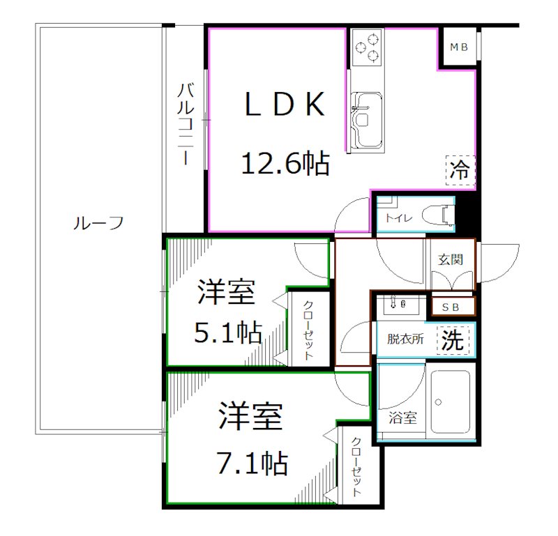 オーパスホームズ武蔵小金井 間取り