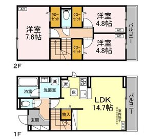 ベルコートⅡ  間取り