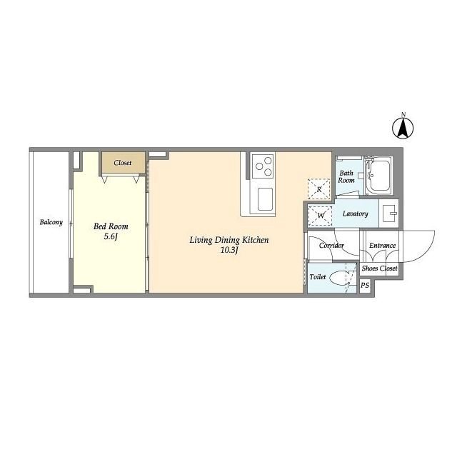 アヴァンカーサ三鷹  間取り