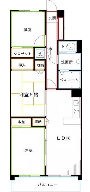 フローラ野崎 間取り