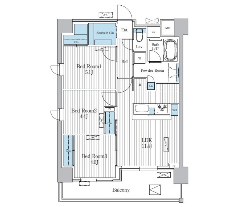 Ｔｅｒｒａ蚕糸の森 間取り