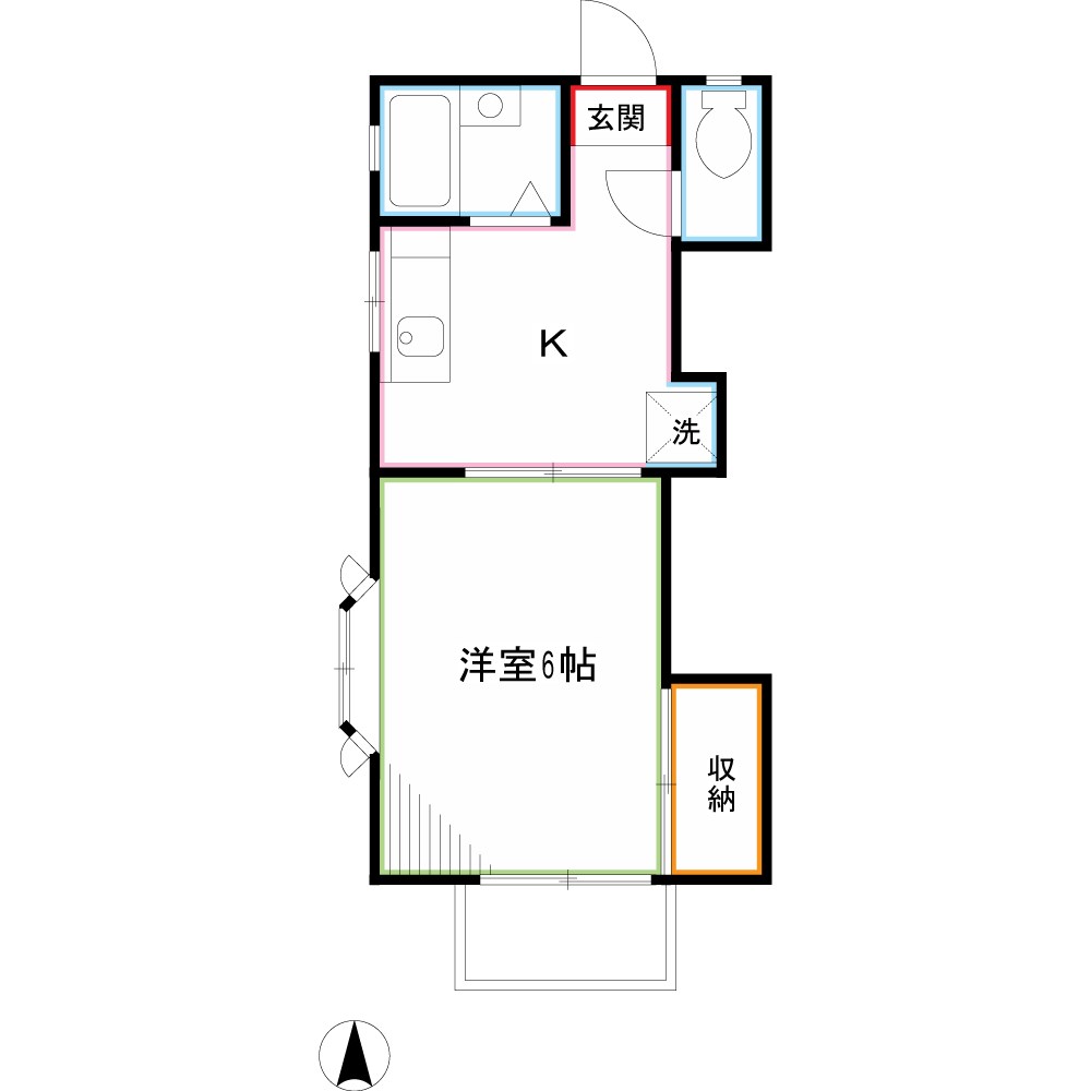 ディモーラ美多加　　 間取り