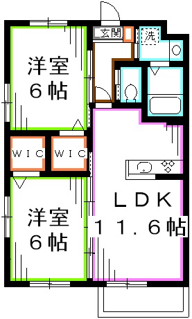 プランドール　  間取り