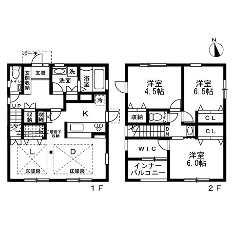 杉並区高円寺南２丁目戸建  間取り