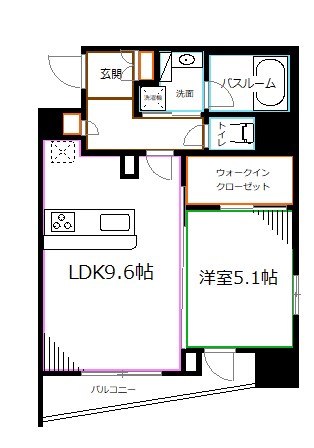 アジールコート新高円寺   間取り