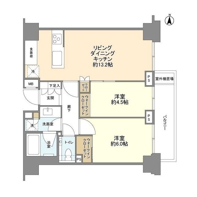 グランドメゾン三鷹フロントレジデンス 間取り