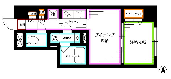 日神デュオステージ新中野 間取り